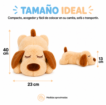 Peluche con latido que calma a tu perro